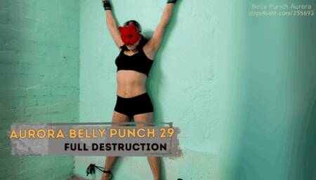 Aurora belly punch 29 - Full destruction