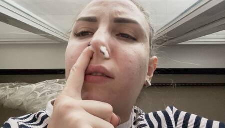 Thick SNOT and Mucus Release from Nose