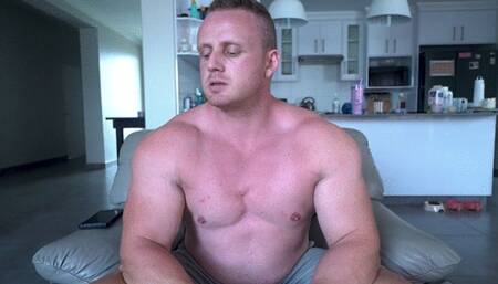 Muscle Jock Burping in your Face! Cum and Enjoy the Smell BOY!