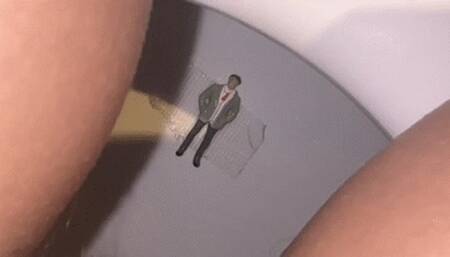 Guy flushed in a PUBLIC TOILET, tormented by the stench