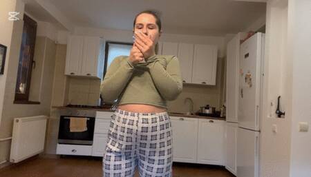 Smoking while stripping