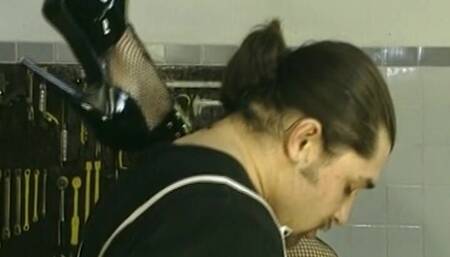 Stunning French Domina Pounded and Covered with Cum