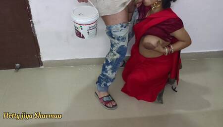 Indian XXX Housewife Fucked by Painter When Nobody at Home