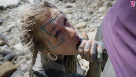 Blowjob and Facial on the Beach with Lily Lu (4K MOV)