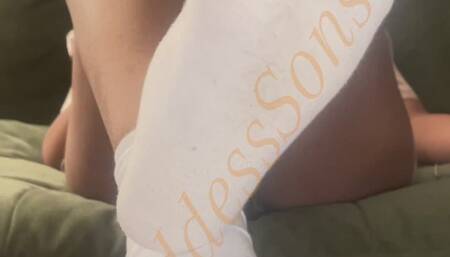 Close Up on Socks & Thighs
