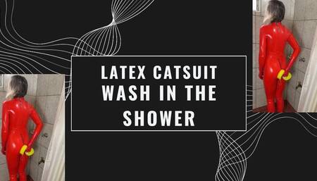 wash my latex catsuit