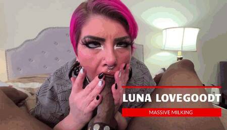 Luna gets another massive load on her pretty face
