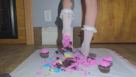 Cupcake crush in socks