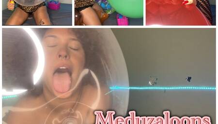 dangerous game with my lighter and balloons