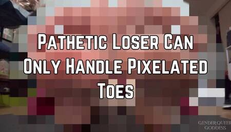 Phoenix Bates Teases And Humiliates You With Pixelated Feet 4k HD - Foot Fetish - Pixelated - Pixel Porn - Toes - Femdom