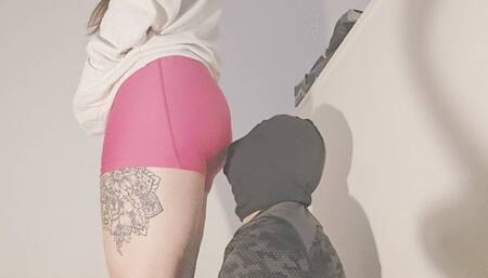 Standing ass worship