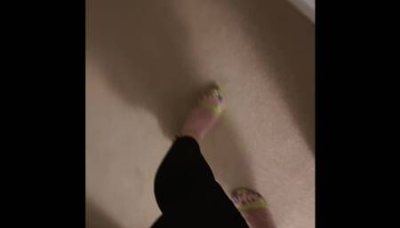 Heel walk and dangle