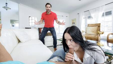 Dad Crush featuring Odessa's double blowjob sex