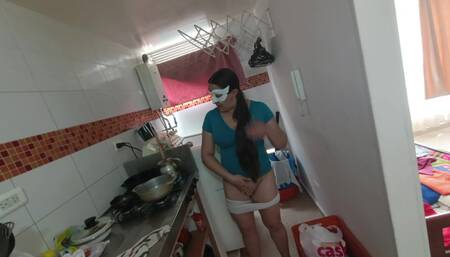 My Stepsister Blows Me While She Does the House Chores