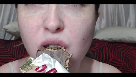 Eating and Having My Breakfast.