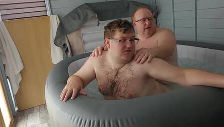 Daddy Fucks His Hairy Bear in the Jacuzzi