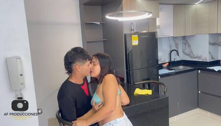 MILF Stepmom Teaches How to Really Fuck a Woman and Her Stepson Catches Her Very Rich and Hard.