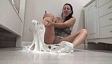 get stuck in a sticky mess m