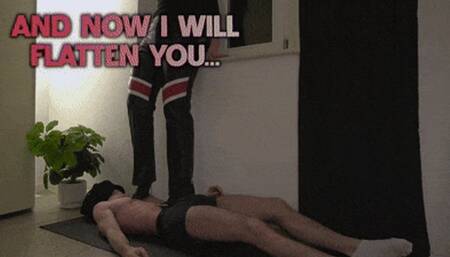 And Now I Will Flatten You in my Metal High Heels Boots (Slave POV Version) - TamyStarly - Trampling, Stomping, Body Trample, Crush, CBT, Domination, Femdom