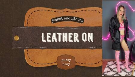 new jacket and gloves pussy play