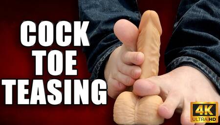 KingMarti: Footjob Tease: Big Toes Rubbing Hard Cock & Balls 4k UHD