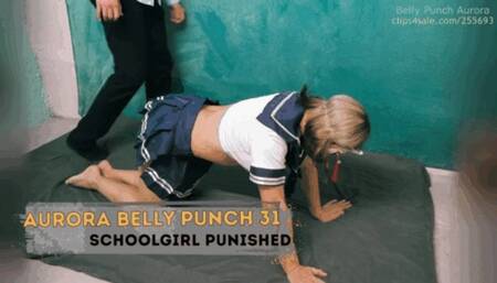 Aurora belly punch 31 - Schoolgirl Punished