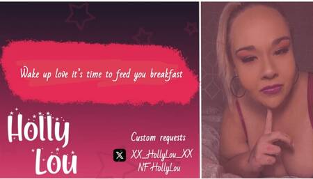 I’m going to feed you breakfast