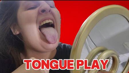 Exploring my tongue in the mirror