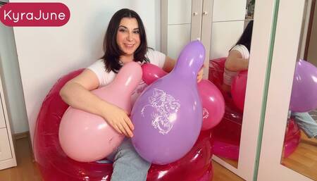 Non-Pop Balloon Inflation of Belbal 14" from JennyLoons - By KyraJune
