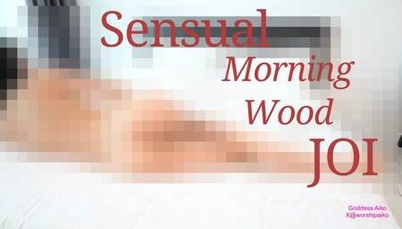 Sensual Morning Wood JOI