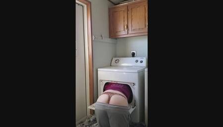 Stuck in Dryer Wedgie and Pantsing