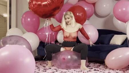 Valentines Day Helium Balloons Playtime 2025 - HD 1080p mp4