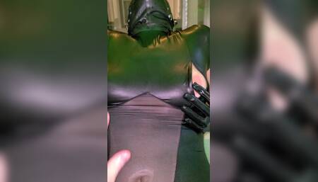 She Gives Me a Blowjob Until She's Tied up with the Catsuit