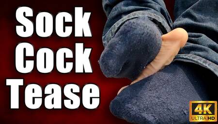 KingMarti: Sock Fetish Footjob: Teasing Balls with Dirty Socks to Blow Load 4k UHD
