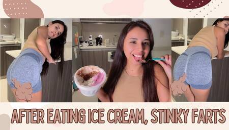 Juicy farts after ice cream