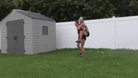 Nyssa & Adara: Outdoor Lifting