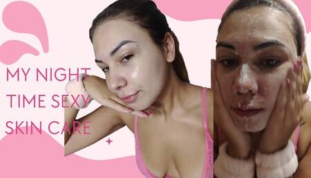 Skincare to make my skin look like a doll's face - Glowing Skin & Gentle Touches - My Sensual Skincare Ritual on Lingerie