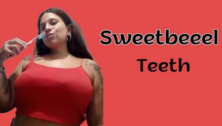 Cleaning my teeth at night