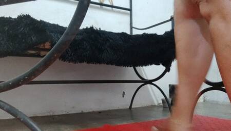 Crossed legs and flip-flops dangling from the feet (1)