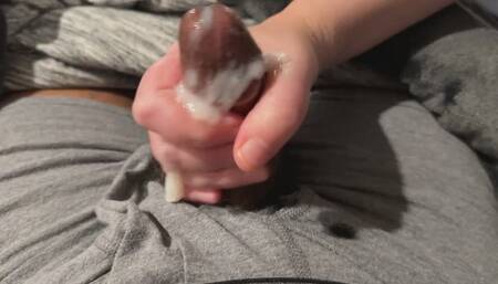 Premature HJ with ruined orgasm (Leaking Precum)