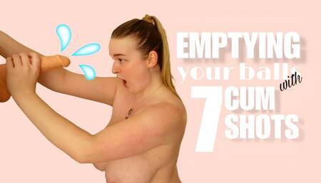 Emptying Your Balls With 7 Cumshots - Darcy James - Tit Fuck, Facial, Big Load