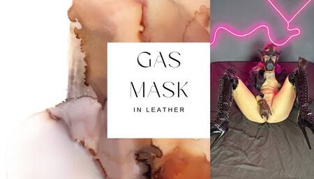 leather and gas mask