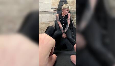 Canadian Prison Strap & Martinet After Boot Polishing Fail