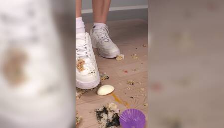 Hinami Ishikawa Playful Food Crush: Sneakers & Socks Delight
