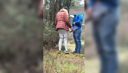 My First Outdoor Fuck with Facial Insemination