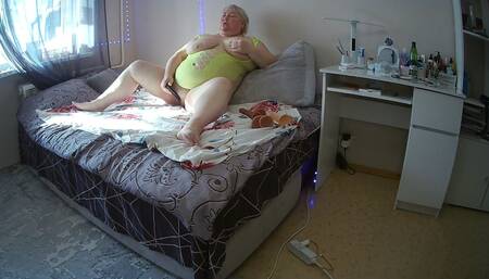 Big Ass, Meaty Hairy Pussy and Huge Tits Mother-in-law