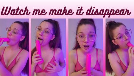 Training My Throat with My Pink Dildo