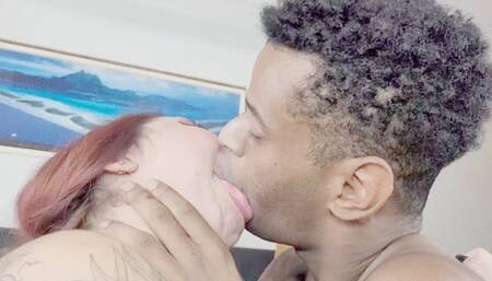SUPER DEEP KISSES BETWEEN A HOT INTERRACIAL COUPLE - BY ARIEL AND JAY DANIELS - CLIP 3
