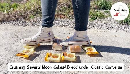 Crushing Chinese Mooncakes&Bread Outdoors under Classic Converse