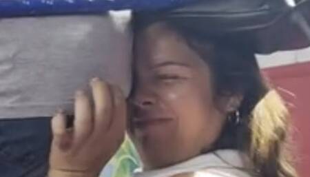 Man rubs his ass in BBWs face